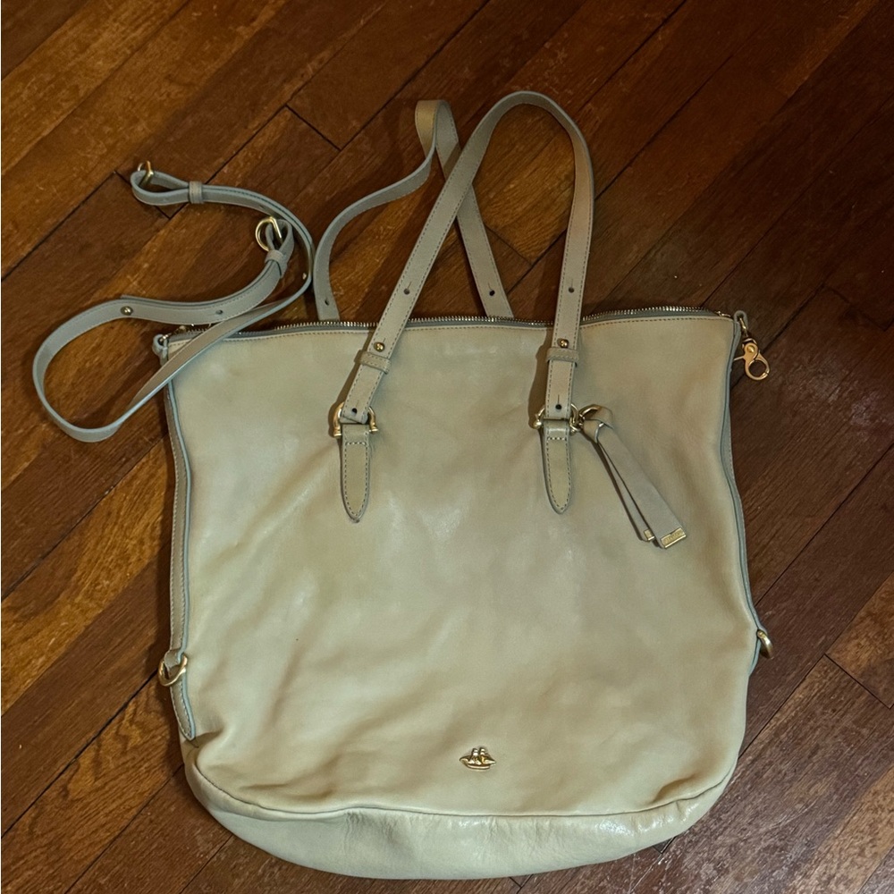 BRAHAM All Leather Rugged Tote Bag
